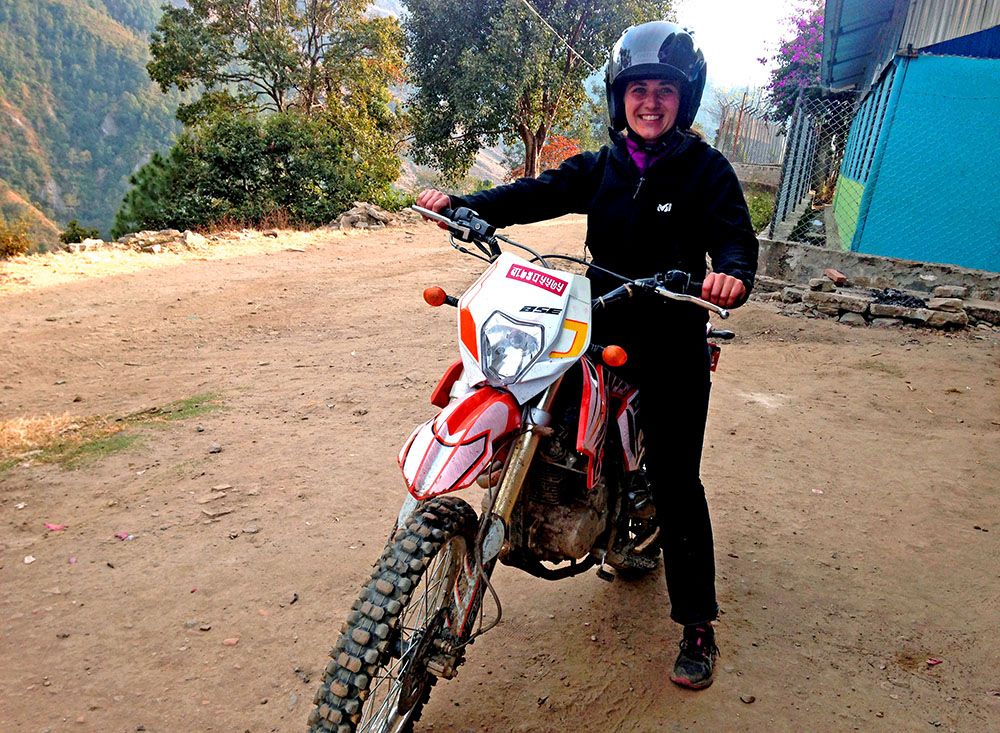 Ciągle w ruchu - Karolina na motocyklu